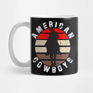 american cowboys Mug